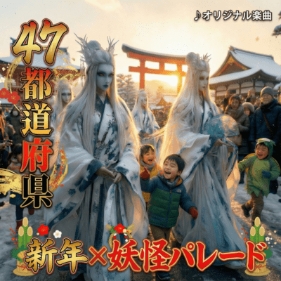 Yokai Parade - The Moment of Welcoming the New Year Front Cover