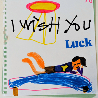 I Wish You Luck Front Cover