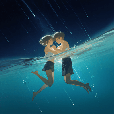 Upside-Down Meteor Shower (feat. momosuii) Front Cover