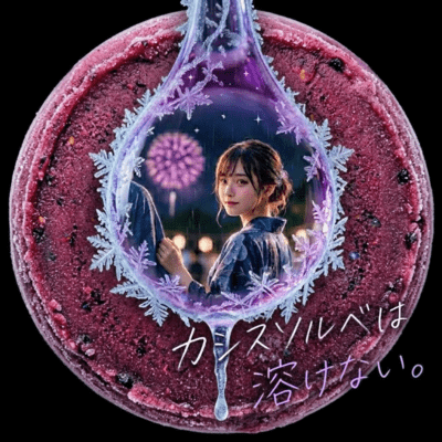 Cassis Sorbet Never Melts. (feat. momosuii) Front Cover