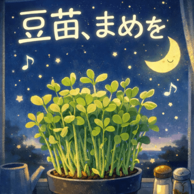 豆苗、かなを (feat. びた & かなを)のジャケット写真