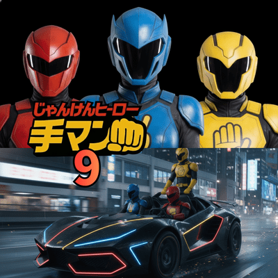 じゃんけんヒーロー手マン9のジャケット写真