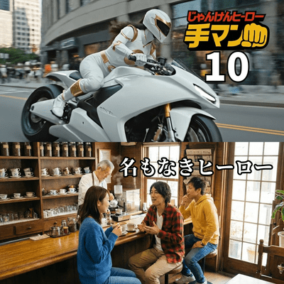 Janken Hero Teman 10 Front Cover