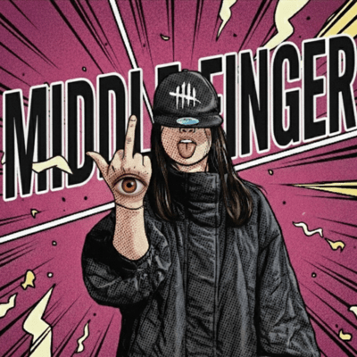 middle finger Front Cover