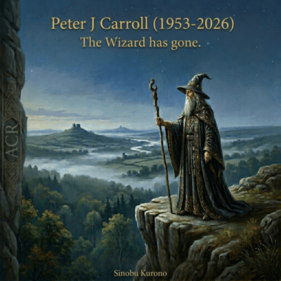 Peter J Carroll The Wizard has gone. Front Cover