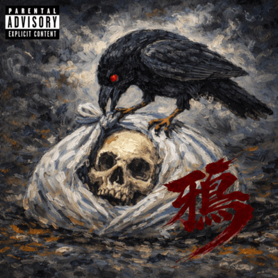 鴉 (feat. DoNYKooR)のジャケット写真