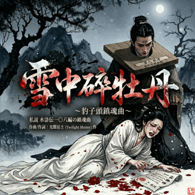 The Peony in the Snow ~Requiem for the Panther~ Front Cover