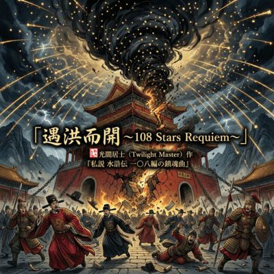 遇洪而開 ~108 Stars Requiem~ (feat. 冉々, HIROYUKI & 那々)のジャケット写真