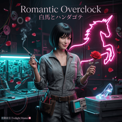 Romantic Overclock -White horse and soldering iron- (feat. NANA) Front Cover