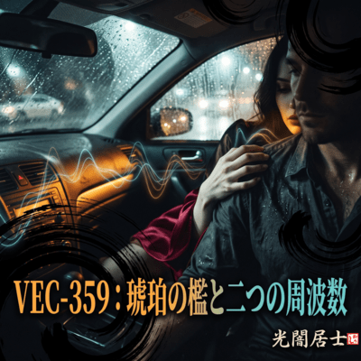 VEC-359: Dual Frequencies in an Amber Cage (feat. YOSHINARI) Front Cover