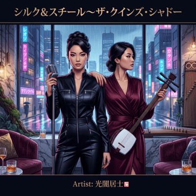 Silk & Steel ~The Queen's Shadow~ (feat. RenRen & RiRi) Front Cover