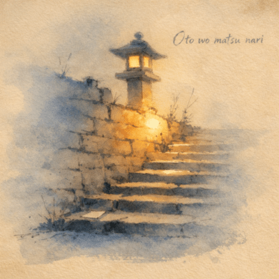 Oto wo matsu nari Front Cover