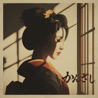 Kanzashi Front Cover