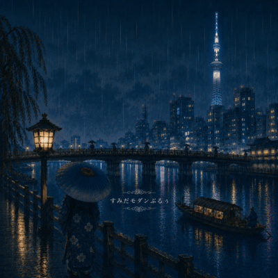 Sumida Modern Blue Front Cover