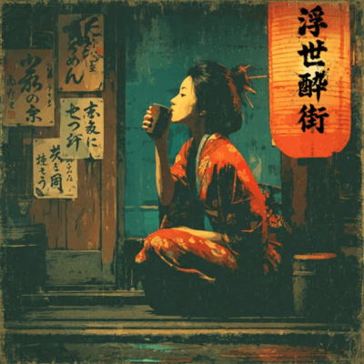 Ukiyo Yoimachi Front Cover