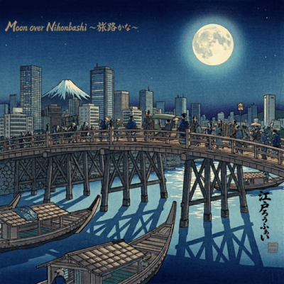 Moon over Nihonbashi ~Journey Under the Moon~ Front Cover