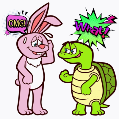 The Rabbit Director and the Turtle Manager Front Cover