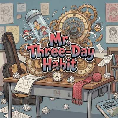 Mr.Three-Day Habit! (Mikka Bozu RAP Version) Front Cover