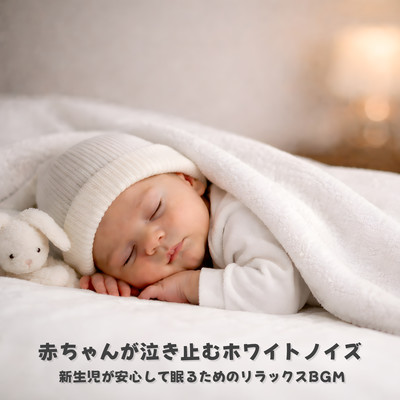 White Noise to Stop Baby Crying - Relaxing BGM for Newborns to Sleep Peacefully Front Cover