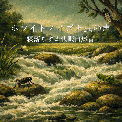 White Noise and Crickets - Sleep-Inducing Nature Sounds for Deep Rest Front Cover