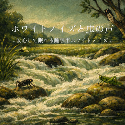 White Noise and Crickets - Sleep White Noise for Safe and Peaceful Rest Front Cover
