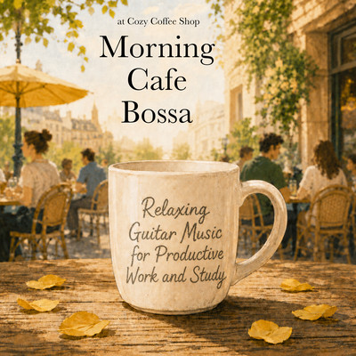 Morning Cafe Bossa at Cozy Coffee Shop - Relaxing Guitar Music for Productive Work and Studyのジャケット写真