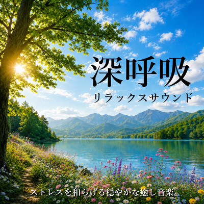 Deep Breathing Relaxation Sounds - Gentle Healing Music for Stress Relief Front Cover