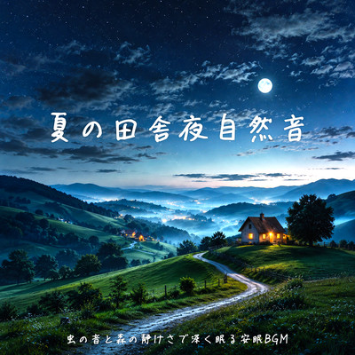 Summer Countryside Night Sounds - Insects and Forest Ambience for Restful Sleep Front Cover