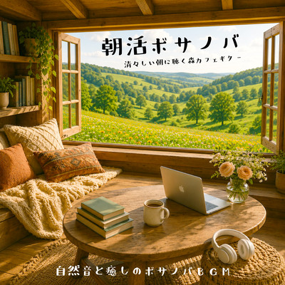 Morning Bossa Nova - Forest Cafe Guitar for Fresh Mornings, Nature Sounds and Relaxing Bossa Nova Music Front Cover
