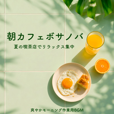 Morning Cafe Bossa Nova - Relaxing Focus at a Summer Cafe, Refreshing Morning Music for Productivity Front Cover