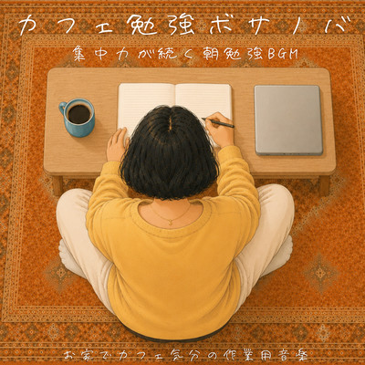 Cafe Study Bossa Nova - Morning Study Music for Lasting Focus and Cozy Cafe Vibes at Home Front Cover