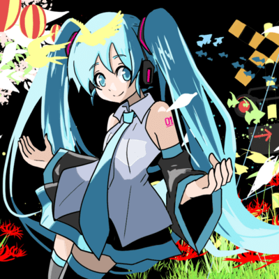 The summer is short, so sing, young maiden (feat. HATSUNE MIKU) Front Cover