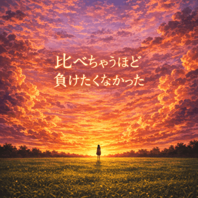 比較しても勝てないからのジャケット写真