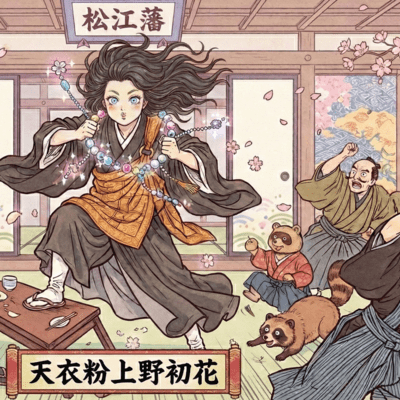 Ueno's First Flower & Storm: Matsu-e Rosary Blind Eyes Front Cover