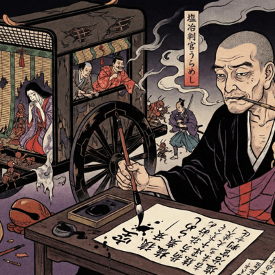 Kana Script & Enya: Leading to Kenko's Viewing Carriage Front Cover