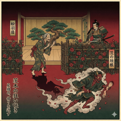 Ibaraki Doji, Wild Rose, Brushwood Demon Front Cover