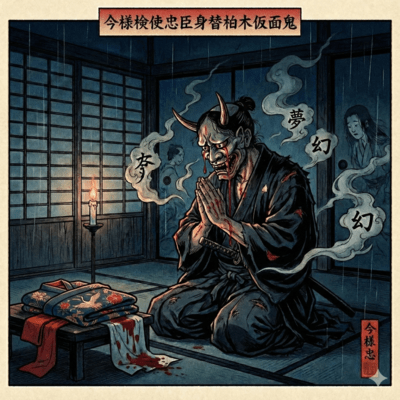Imayo Kenshi Chushin Migawari Kashiwagi Kamen Oni Front Cover