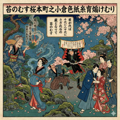 Kokenomusu Sakurahoncho No Ogurashikishi Itosodachi Aokemuri Front Cover