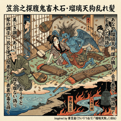 Ritsuou No Saguribara Kichikubokuseki Ruritengu Midaregami Front Cover