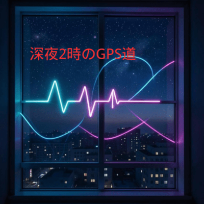 GPS road at 2 AM Front Cover