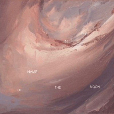 in the name of the moonのジャケット写真