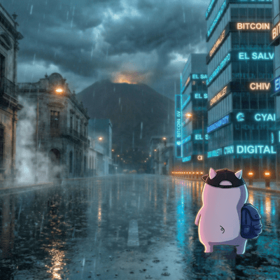 Walking Alone in San Salvador at Night vol 1 Cyber Latin Beats and Volcanic Night Rain Front Cover