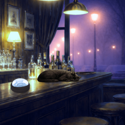 Blue Lace Serenity at Chat Noir vol.1 Front Cover