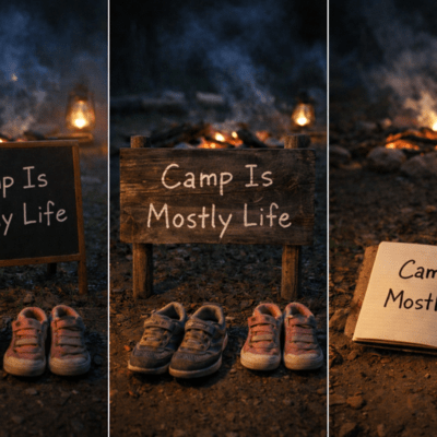 Camp Is Mostly Life Front Cover