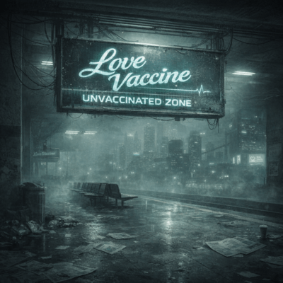 Love Vaccine Unvaccinated Zone Front Cover
