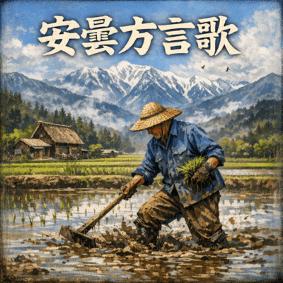 安曇方言歌のジャケット写真