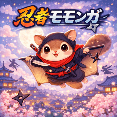 Ninja Flying Squirrel Front Cover