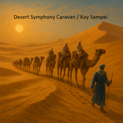 Desert Symphony Caravan Front Cover