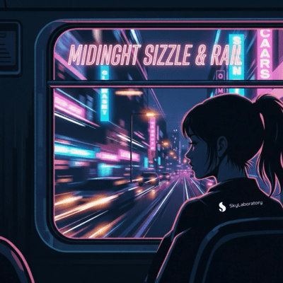 Midnight Sizzle & Rail Front Cover