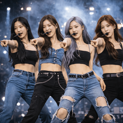 AI Girls KPOP Style 1 Front Cover